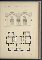 An illustration from Rural architecture : a series of designs, for ornamental cottages and villas, exemplified in plans, elevations, sections, and details, with descriptions (1856)