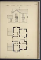An illustration from Rural architecture : a series of designs, for ornamental cottages and villas, exemplified in plans, elevations, sections, and details, with descriptions (1856)