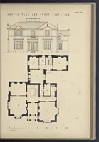 An illustration from Rural architecture : a series of designs, for ornamental cottages and villas, exemplified in plans, elevations, sections, and details, with descriptions (1856)
