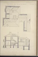 Picture 47 of 79 from Rural architecture : a series of designs, for ornamental cottages and villas, exemplified in plans, elevations, sections, and details, with descriptions (1856), leaf 210