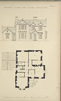 Picture 50 of 79 from Rural architecture : a series of designs, for ornamental cottages and villas, exemplified in plans, elevations, sections, and details, with descriptions (1856), leaf 216