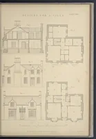 Picture 60 of 79 from Rural architecture : a series of designs, for ornamental cottages and villas, exemplified in plans, elevations, sections, and details, with descriptions (1856), leaf 240