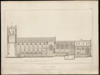 Picture 5 of 16 from The antiquities of the priory of Christ-church, Hants. : consisting of plans, sections, elevations, details, and perspective views, accompanied by historical and descriptive accounts of the priory church : together with some general particulars of the castle and borough (1834), leaf 67