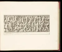 An illustration from Colvmna Antoniniana Marci Avrelii Antonini Avgvsti : rebvs gestis insignis germanis simvl, et sarmatis, gemino bello devictis ex s. c. Romae in Antonini foro, ad viã Flaminiã, erecta (1672)