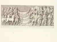 Picture 25 of 36 from Colvmna Antoniniana Marci Avrelii Antonini Avgvsti : rebvs gestis insignis germanis simvl, et sarmatis, gemino bello devictis ex s. c. Romae in Antonini foro, ad viã Flaminiã, erecta (1672), leaf 88