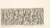 An illustration from Colvmna Antoniniana Marci Avrelii Antonini Avgvsti : rebvs gestis insignis germanis simvl, et sarmatis, gemino bello devictis ex s. c. Romae in Antonini foro, ad viã Flaminiã, erecta (1672)