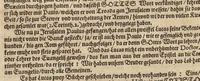 An illustration from Fest-Chronica : darinen viel ausserlesene, denckwirdige Historien oder Geschicht, die sich auff die Feyer vnd Sontage zugetragen in der Erklerung der darauff geordenten Euangelien nach Gelegenheit nützlich einzuführen : dessgleichen mancherley schöne Exempel wie Gott den rechten Gebrauch solcher Heiligtage belohnet vnd den Missbrauch gestrafft (1591)