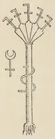 An illustration from The new pearl of great price : a treatise concerning the treasure and most precious stone of the philosophers, or, the method and procedure of this divine art : with observations drawn from the works of Arnoldus, Raymondus, Rhasis, Albertus, and Michael Scotus (1894)
