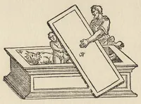 An illustration from The new pearl of great price : a treatise concerning the treasure and most precious stone of the philosophers, or, the method and procedure of this divine art : with observations drawn from the works of Arnoldus, Raymondus, Rhasis, Albertus, and Michael Scotus (1894)