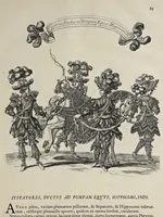 Picture 20 of 32 from Festiva ad capita annulumque decursio : a Rege Ludovico XIV, principibvs, summisque aulæ proceribus edita anno M. DC. LXIII (1670), leaf 100