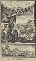 Picture 1 of 34 from De nederlandsche scheeps-bouw-konst open gestelt : vertoonende naar wat regel, of evenredenheyd, in Nederland meest alle scheepen werden gebouwd : mitsgaders masten, zeylen, ankers, en touwen, enz. daar aan gepast : soo suit de schriften van ouder, als jonger bouw-meesters, als ook by eygen ondervindinge, tot nut van alle jonge bouw-meesters en knechten, als ook uitreeders en liefhebbers van scheepen (1697), leaf 6