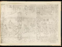 An illustration from The frescoes in the chapel at Eton College : facsimiles of the drawings by R. H. Essex (1907)