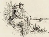 Picture 2 of 461 from La vie hors de chez soi (comédie de notre temps) l'hiver, le printemps, l'été, l'automne; études au crayon et à la plume (1876), leaf 10