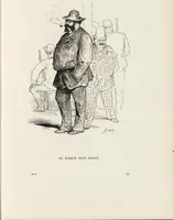 Picture 69 of 461 from La vie hors de chez soi (comédie de notre temps) l'hiver, le printemps, l'été, l'automne; études au crayon et à la plume (1876), leaf 108
