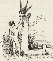 Picture 3 of 461 from La vie hors de chez soi (comédie de notre temps) l'hiver, le printemps, l'été, l'automne; études au crayon et à la plume (1876), leaf 12