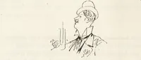 An illustration from La vie hors de chez soi (comédie de notre temps) l'hiver, le printemps, l'été, l'automne; études au crayon et à la plume (1876)