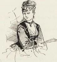 An illustration from La vie hors de chez soi (comédie de notre temps) l'hiver, le printemps, l'été, l'automne; études au crayon et à la plume (1876)