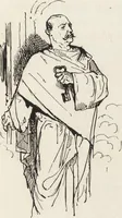 An illustration from La vie hors de chez soi (comédie de notre temps) l'hiver, le printemps, l'été, l'automne; études au crayon et à la plume (1876)