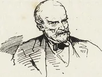 An illustration from La vie hors de chez soi (comédie de notre temps) l'hiver, le printemps, l'été, l'automne; études au crayon et à la plume (1876)