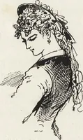 An illustration from La vie hors de chez soi (comédie de notre temps) l'hiver, le printemps, l'été, l'automne; études au crayon et à la plume (1876)
