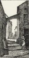 An illustration from La vie hors de chez soi (comédie de notre temps) l'hiver, le printemps, l'été, l'automne; études au crayon et à la plume (1876)