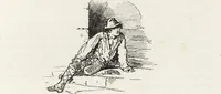 An illustration from La vie hors de chez soi (comédie de notre temps) l'hiver, le printemps, l'été, l'automne; études au crayon et à la plume (1876)