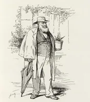 Picture 114 of 461 from La vie hors de chez soi (comédie de notre temps) l'hiver, le printemps, l'été, l'automne; études au crayon et à la plume (1876), leaf 172