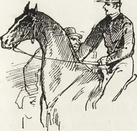An illustration from La vie hors de chez soi (comédie de notre temps) l'hiver, le printemps, l'été, l'automne; études au crayon et à la plume (1876)