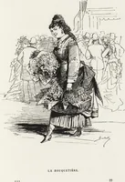 Picture 117 of 461 from La vie hors de chez soi (comédie de notre temps) l'hiver, le printemps, l'été, l'automne; études au crayon et à la plume (1876), leaf 180