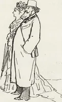 An illustration from La vie hors de chez soi (comédie de notre temps) l'hiver, le printemps, l'été, l'automne; études au crayon et à la plume (1876)