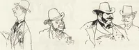 An illustration from La vie hors de chez soi (comédie de notre temps) l'hiver, le printemps, l'été, l'automne; études au crayon et à la plume (1876)