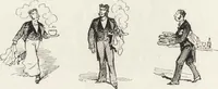 An illustration from La vie hors de chez soi (comédie de notre temps) l'hiver, le printemps, l'été, l'automne; études au crayon et à la plume (1876)