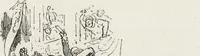 An illustration from La vie hors de chez soi (comédie de notre temps) l'hiver, le printemps, l'été, l'automne; études au crayon et à la plume (1876)