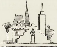 An illustration from La vie hors de chez soi (comédie de notre temps) l'hiver, le printemps, l'été, l'automne; études au crayon et à la plume (1876)