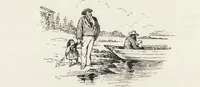 An illustration from La vie hors de chez soi (comédie de notre temps) l'hiver, le printemps, l'été, l'automne; études au crayon et à la plume (1876)