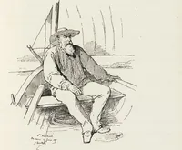 An illustration from La vie hors de chez soi (comédie de notre temps) l'hiver, le printemps, l'été, l'automne; études au crayon et à la plume (1876)