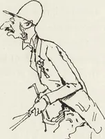 An illustration from La vie hors de chez soi (comédie de notre temps) l'hiver, le printemps, l'été, l'automne; études au crayon et à la plume (1876)