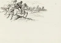 An illustration from La vie hors de chez soi (comédie de notre temps) l'hiver, le printemps, l'été, l'automne; études au crayon et à la plume (1876)