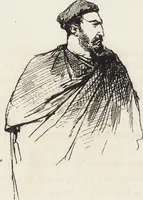 An illustration from La vie hors de chez soi (comédie de notre temps) l'hiver, le printemps, l'été, l'automne; études au crayon et à la plume (1876)