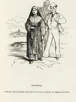 Picture 194 of 461 from La vie hors de chez soi (comédie de notre temps) l'hiver, le printemps, l'été, l'automne; études au crayon et à la plume (1876), leaf 288