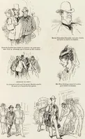 An illustration from La vie hors de chez soi (comédie de notre temps) l'hiver, le printemps, l'été, l'automne; études au crayon et à la plume (1876)
