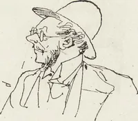 An illustration from La vie hors de chez soi (comédie de notre temps) l'hiver, le printemps, l'été, l'automne; études au crayon et à la plume (1876)