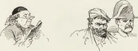 An illustration from La vie hors de chez soi (comédie de notre temps) l'hiver, le printemps, l'été, l'automne; études au crayon et à la plume (1876)