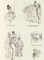 An illustration from La vie hors de chez soi (comédie de notre temps) l'hiver, le printemps, l'été, l'automne; études au crayon et à la plume (1876)