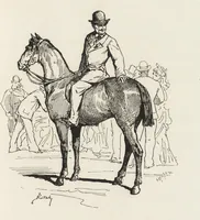 An illustration from La vie hors de chez soi (comédie de notre temps) l'hiver, le printemps, l'été, l'automne; études au crayon et à la plume (1876)