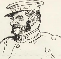 An illustration from La vie hors de chez soi (comédie de notre temps) l'hiver, le printemps, l'été, l'automne; études au crayon et à la plume (1876)