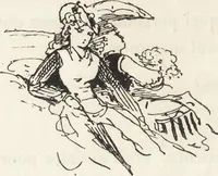 Picture 246 of 461 from La vie hors de chez soi (comédie de notre temps) l'hiver, le printemps, l'été, l'automne; études au crayon et à la plume (1876), leaf 375