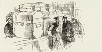 Picture 252 of 461 from La vie hors de chez soi (comédie de notre temps) l'hiver, le printemps, l'été, l'automne; études au crayon et à la plume (1876), leaf 382