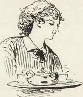 An illustration from La vie hors de chez soi (comédie de notre temps) l'hiver, le printemps, l'été, l'automne; études au crayon et à la plume (1876)