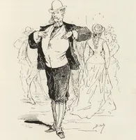An illustration from La vie hors de chez soi (comédie de notre temps) l'hiver, le printemps, l'été, l'automne; études au crayon et à la plume (1876)